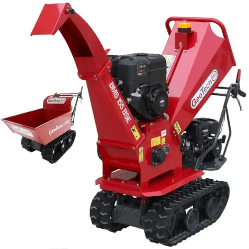 Triturador de Lagartas - Dumper de Rastos GeoTech-Pro BMS155 BS - Motor B&S XR2100