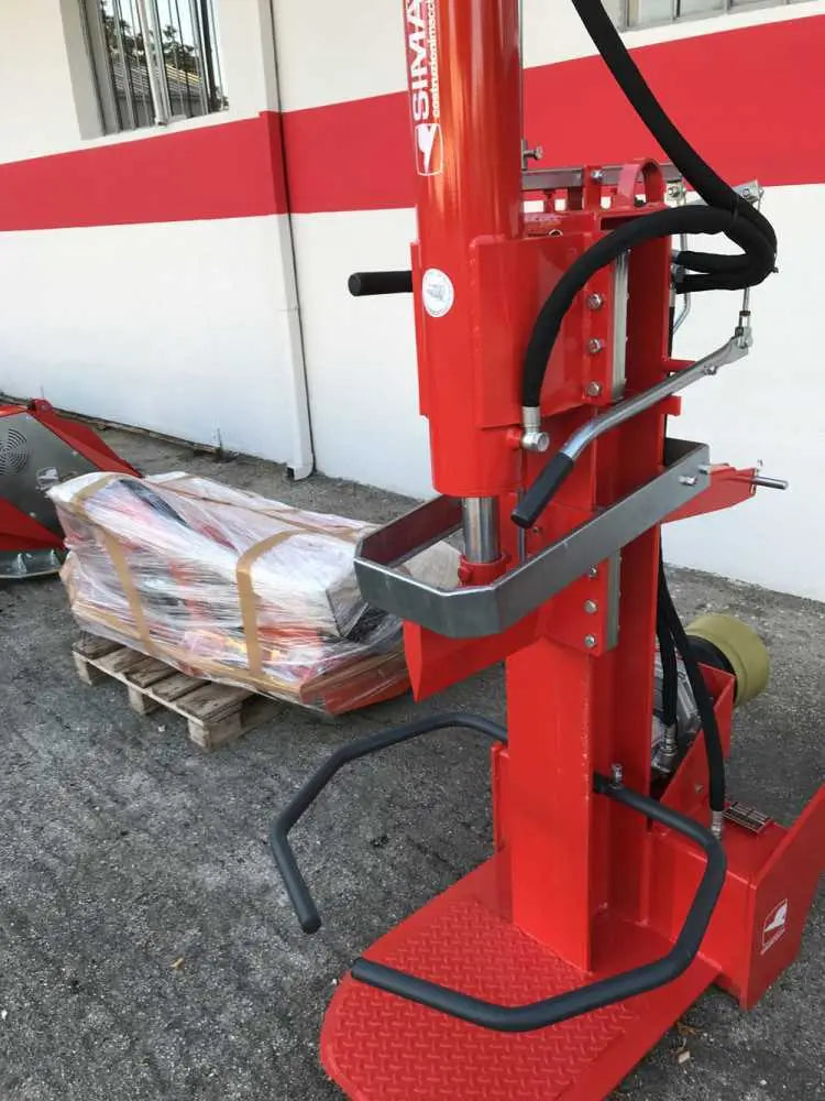 Rachador de lenha vertical para trator 35 T Simatech curso 800 hidráulico
