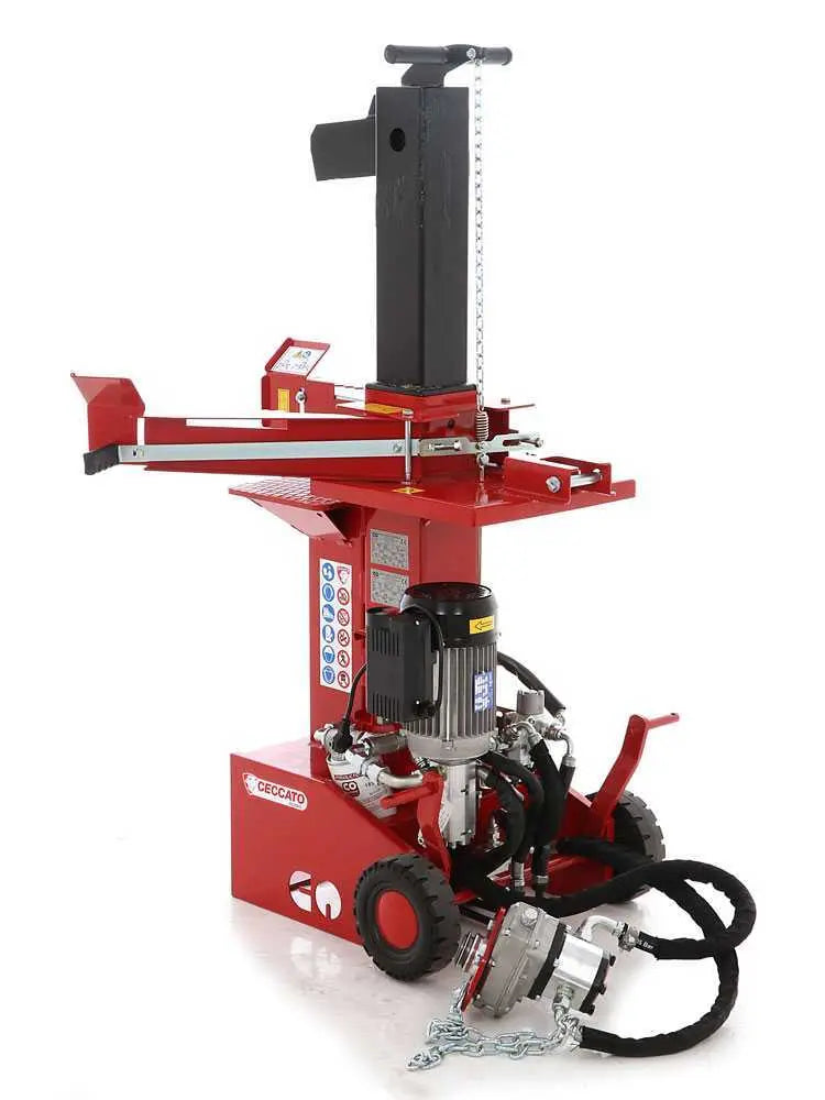 Rachador de Lenha Vertical para Trator e Acionamento Elétrico Ceccato BULL SPLET12 KOMBI - 12 Toneladas