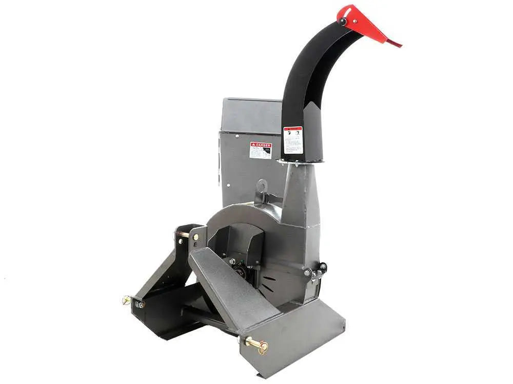 Triturador de madeira Blackstone BTC100 com trator, com sistema de corte de 4 lâminas - diâmetro da madeira 100 mm