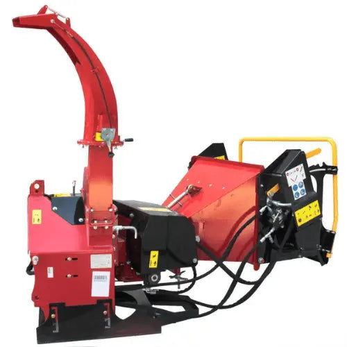 Triturador de tratores GeoTech Pro WS52R com rolos de alimentação controlados hidraulicamente