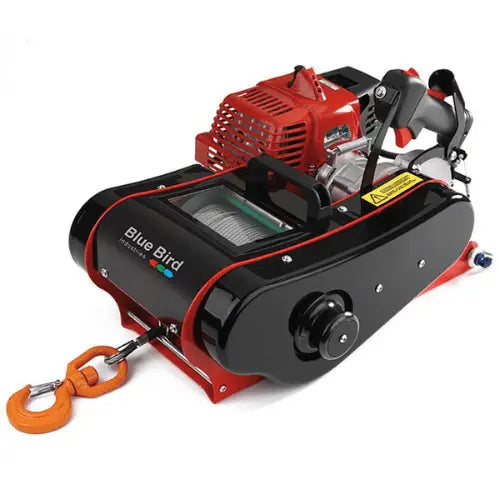 Guincho florestal Blue Bird BB-1610X – Guincho para tração de madeira 2T com motor a gasolina